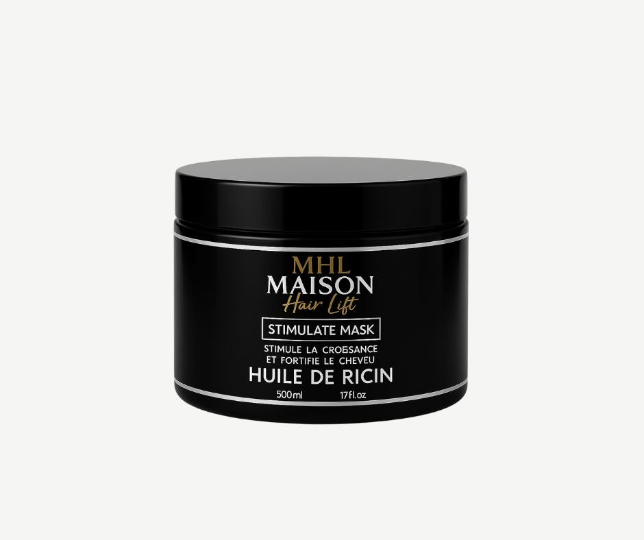 Masque Capillaire Stimulateur – Huile de Ricin – 500 ml