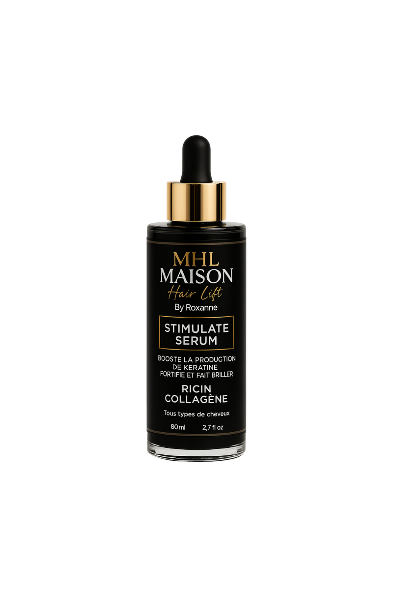 Sérum Capillaire Stimulateur – Ricin & Collagène – 80 ml