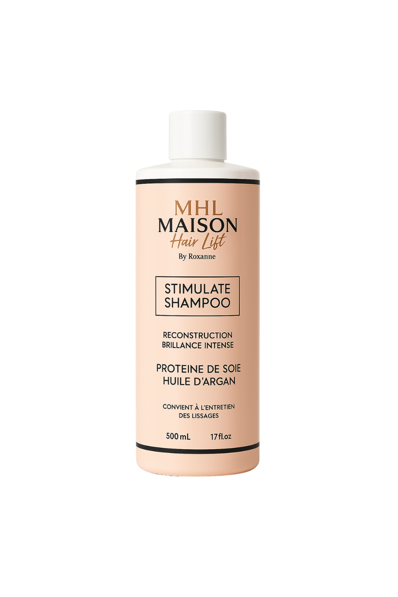 Shampoing Stimulateur – Protéine de Soie & Huile d’Argan – 500 ml
