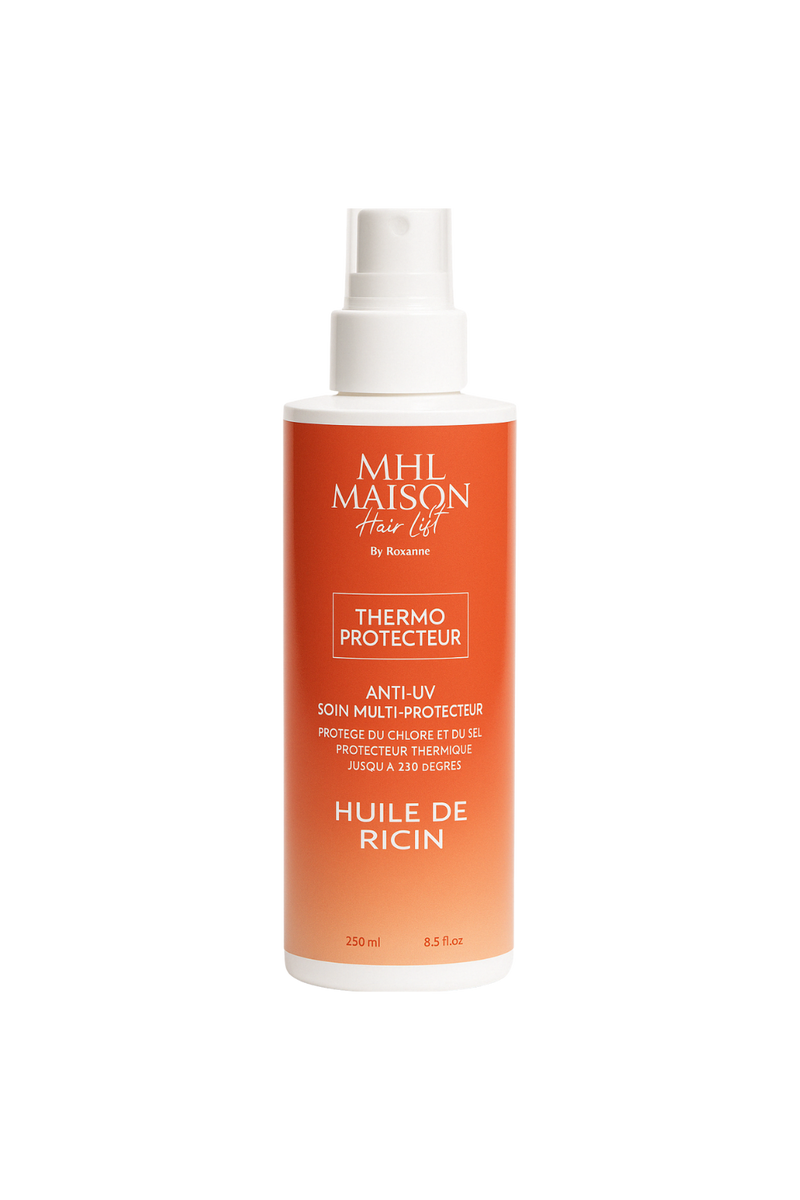 Spray Thermo-Protecteur – Huile de Ricin – 250 ml